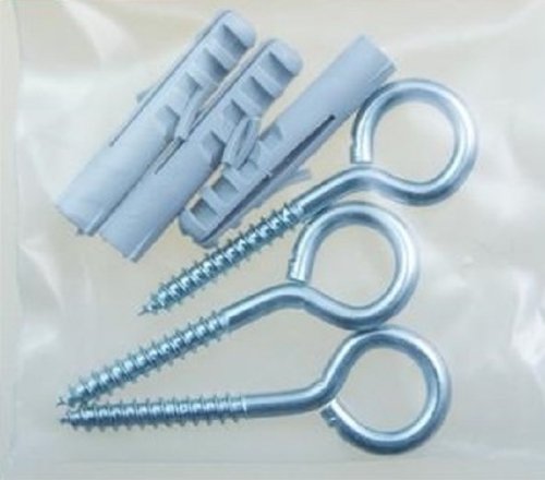 Крюк-кольцо с дюбелем Стройбат 8 мм (3 шт)  картинка